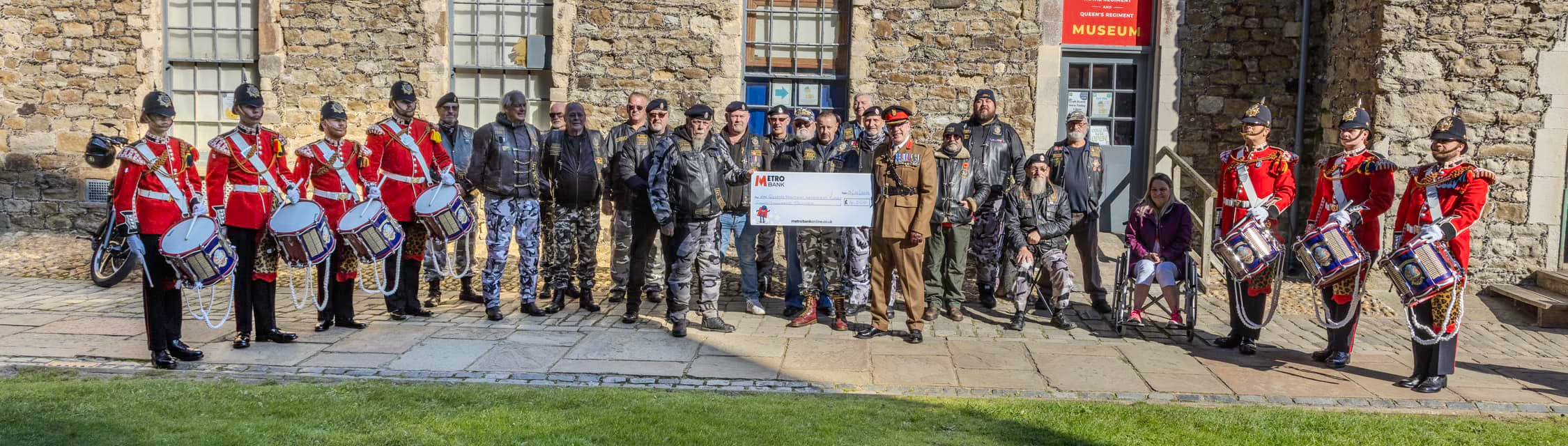 QRRA cheque presentation Dover Castle